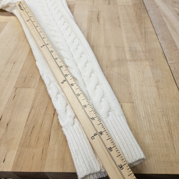 Scotch and Soda White Cable Knit Sweater Medium - Picture 7 of 7